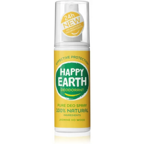 Happy Earth 100% Natural Deodorant Spray Jasmine Ho Wood dezodorans 100 ml