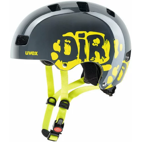 Uvex Kid 3 Dirtbike Grey/Lime 55-58 2020