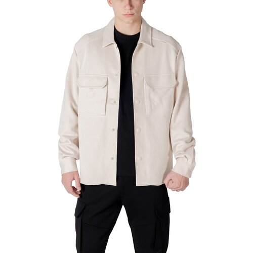 Antony Morato Puloverji REGULAR FIT WITH LOGOED RUBBER FLAG MMSL00744-FA150178 Bela Cene