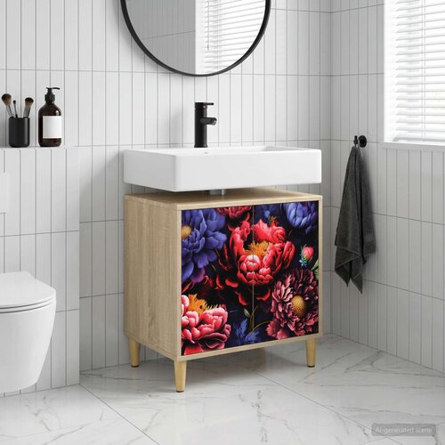  Kupaonski ormar KIEL Sonoma 60 x 40 x 60 cm Konstruirano drvo Cijene