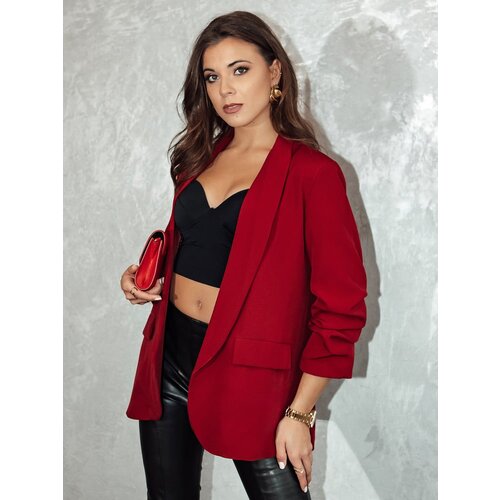 DStreet Marynarka damska one size ELEGANTIS czerwona Slike