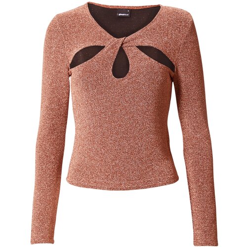 Gina Tricot Majica &amp;#039;Lexi&amp;#039; rjasto rjava Slike