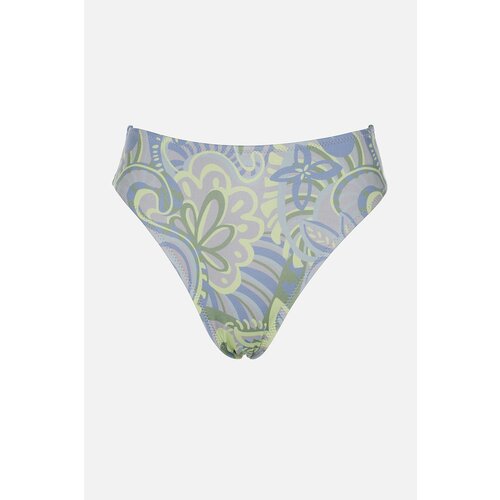 Trendyol Green Floral Pattern Bikini Bottom Slike