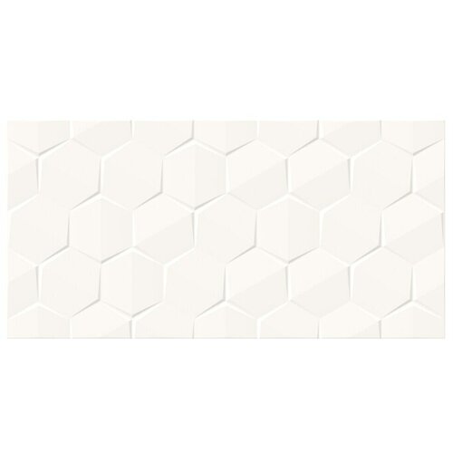  Stenska ploščica WT1012 White Hexa Structure Satin (59,8 x 29,8 cm, Svilnati sijaj) Cene