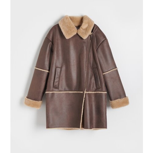 Reserved Ladies` coat - rjava Slike