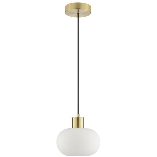 Brilliant Luster na sajli FANNY 1xE27/20W/230V, prečnik 22 cm, mesing Slike