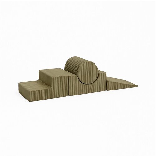 MeowBaby Igrali&scaron;te od kaki pjene od korduroja 45x170x30 cm Montessori - Cijene