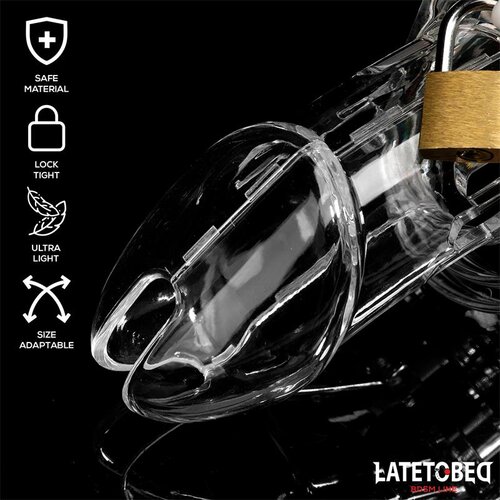LateToBed Cage kletka za penis universal long clear Slike