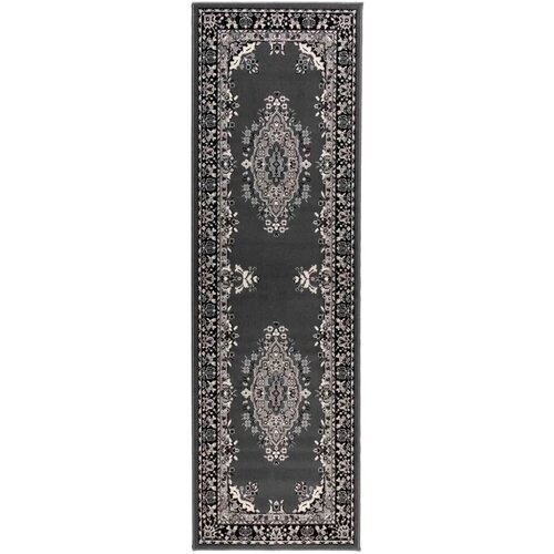  Trkački tepih FLORNES Tkani Sivi uzorak 67 x 150 cm PP 7 mm - Sivi uzorak 67 x 150 cm Slike