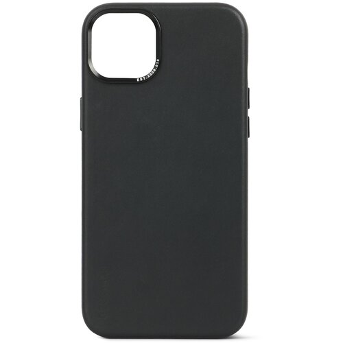 Decoded leather backcover for iphone 15 plus black Slike