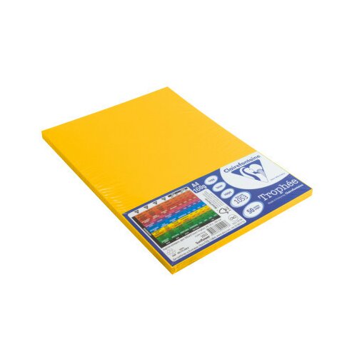  Claire, kopirni papir, A4, 160g, intenzivna zlatno - žuta, 50K ( 486380 ) Cene
