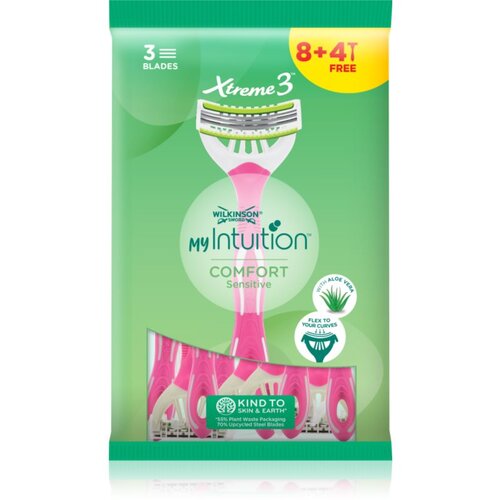 Wilkinson Sword My Intuition Xtreme3 Sensitive brivnik za enkratno uporabo 8 + 4 ks 12 kos Cene