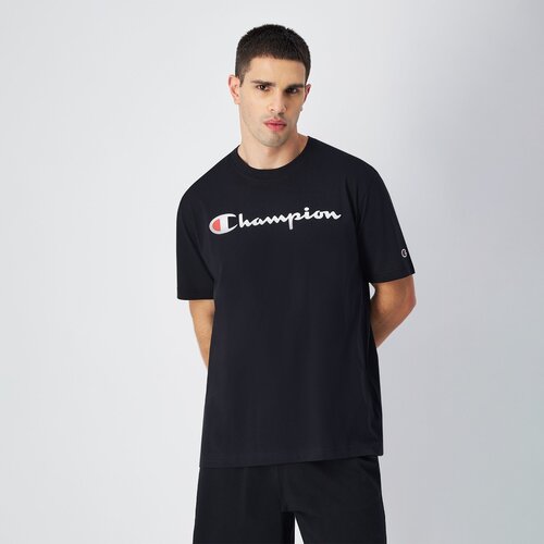 Champion Big Logo Jersey T-Shirt Black Slike