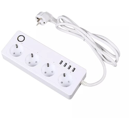 Moye Voltaic Smart Power Strip V2 4 EU Plugs + 4 USB Plugs 3680W 16A Slike