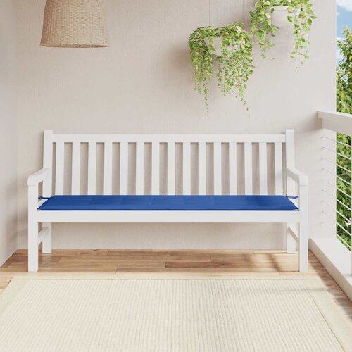  Jastuk za vrtnu klupu plavi 180 x 50 x 3 cm od tkanine Oxford Cene