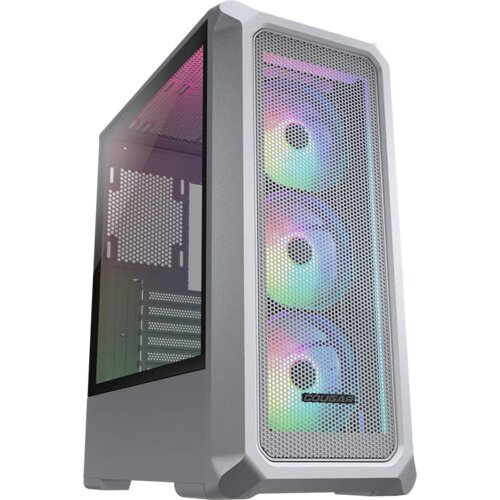 COUGAR | Archon 2 Mesh RGB (White) | PC Case | Mid Tower / Mesh Front Panel / 3 x ARGB Fans / 3mm TG Left Panel Slike