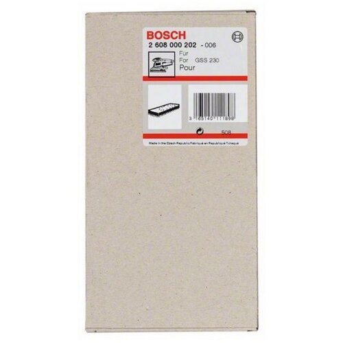 Bosch Brusna ploča 2608000202, 185 x 93 mm sa čičak prihvatom Slike