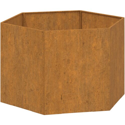 Maison Chic Cvetlično korito - Cvetlični Lonec zarjavelo 60x60x45 cm corten jeklo, (21790377) Slike