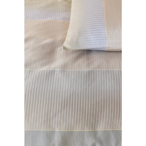 Novel POSTELJNINA 140/200 cm saten naravne barve Slike
