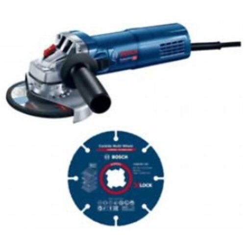 Bosch kutna brusilica GWS 9-125 S + 1 x rezna ploča od tvrdog metala Carbide Multiwheel sa sustavom X-LOCK u kartonskoj kutiji Slike