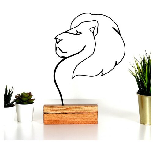 Aberto Design dekorativni predmet lion - crno Slike