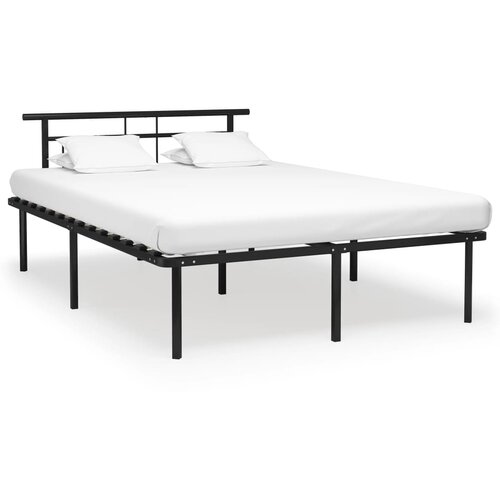 VidaXL Okvir za krevet crni metalni 140 x 200 cm Slike