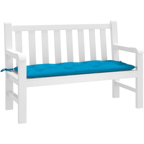 vidaXL Jastuk za vrtnu klupu svjetloplavi 120x50x7 cm tkanina Oxford Cijene
