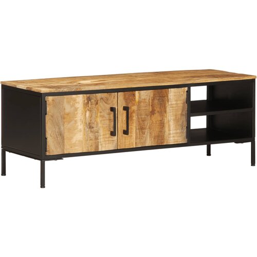 Maison Chic TV omarica - TV stojalo - Televizijska omarica 110x35x40 cm trden robusten mangov les, (21699424) Slike