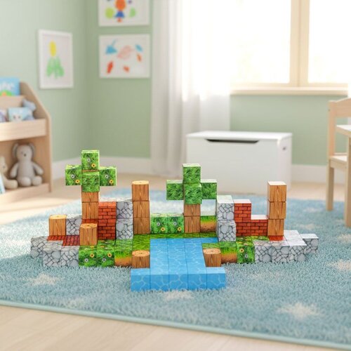 Set magnetskih građevnih kocki za djecu &amp;ndash; 87 komada (kocke) Slike