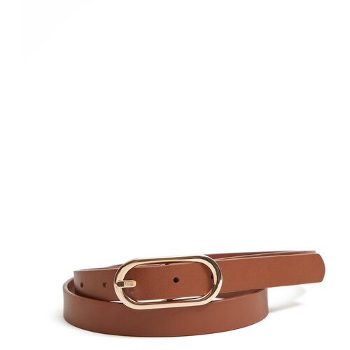 Orsay Brown women's leather belt - Women's Cene