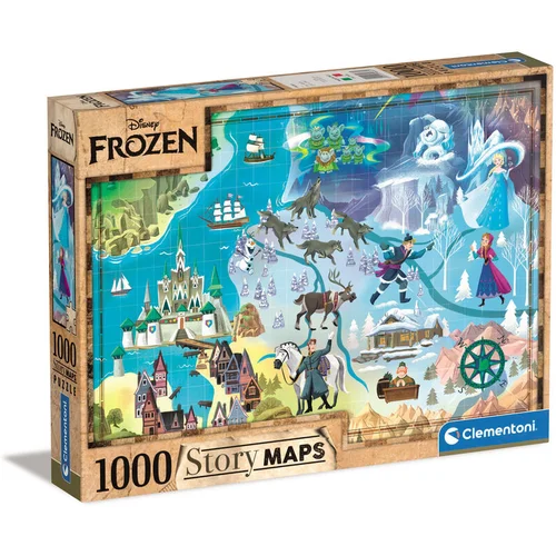  CL39666 PZL 1000 DISNEY MAPS FROZEN