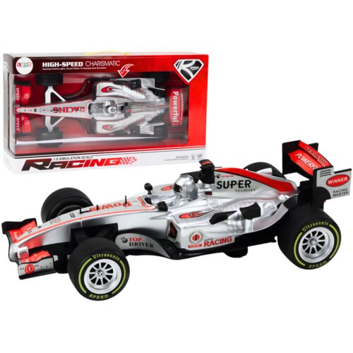 Formula F1 za igru 1:9 sa zvučnim efektima - srebrna Cene