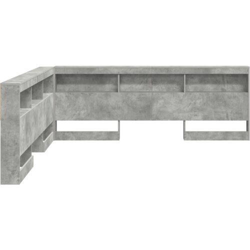  Skladi&amp;scaron;no uzglavlje Beton siva 200 cm Konstruirano drvo Slike