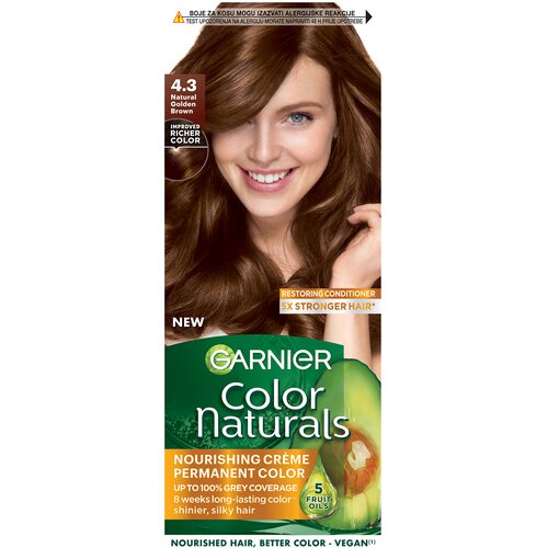 Garnier Color Naturals 4.3 Boja za kosu zlatno smeđa Cijene