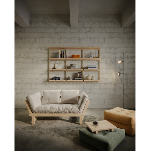 Karup Design Stenska polica iz masivnega bora v naravni barvi 192x127 cm Groove &amp;ndash; Slike