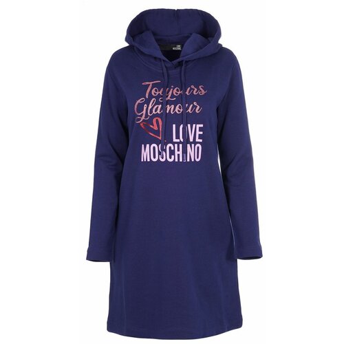 Love Moschino - Mini haljina sa kapuljačom Cene