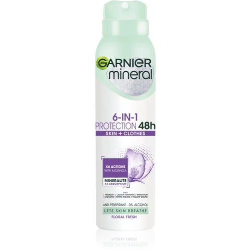 Garnier Mineral 5 Protection antiperspirant u spreju bez alkohola 48 h 150 ml