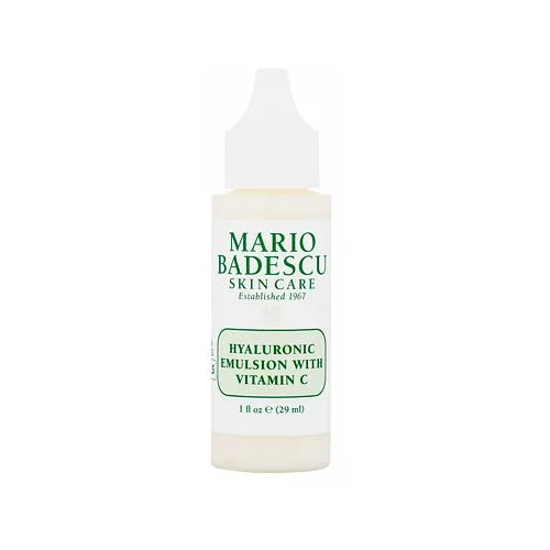 Mario Badescu hyaluronic emulsion with vitamin c emulzija za vlaženje in posvetlitev kože 29 ml za ženske
