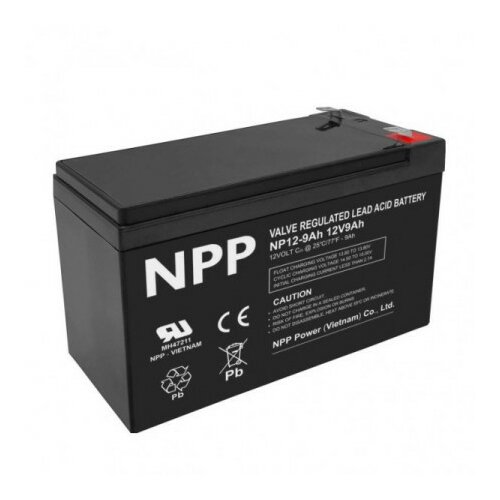NPP vrla-gel lpg akumulator 12V/9AH/2,5KG ( ACCU129/Z ) Slike