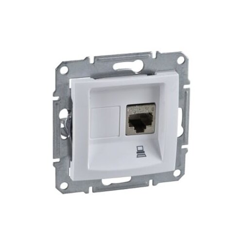 Utičnica 1xRJ45 cat5 STP bijela SEDNA Slike