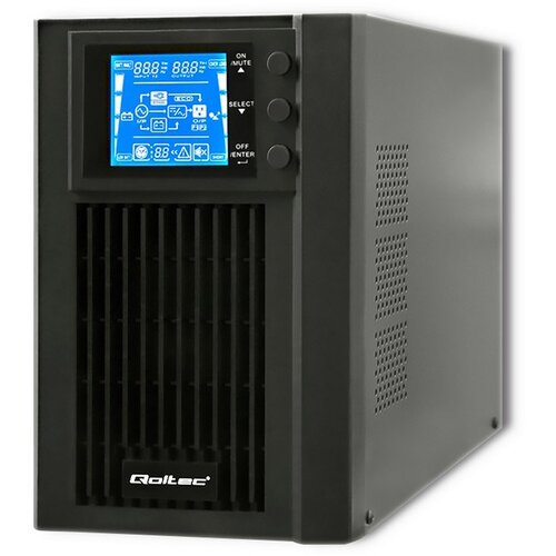 Qoltec 53042 uninterruptible power supply (UPS) Double-conversion (Online) 1 kVA 800 W 2 AC outlet(s) Cijene