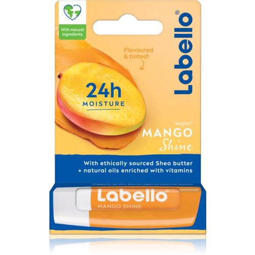 Labello Mango Shine tonirani balzam za ustnice 4.8 g Slike