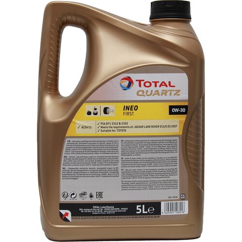 Total Motorno olje INEO FIRST 1L 0W-30 C1 C2 Slike