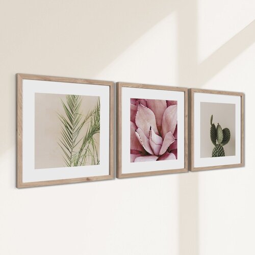 Styler Tiskane slike u setu 3 kom s okvirom 30x30 cm Fresh &amp;ndash; Slike