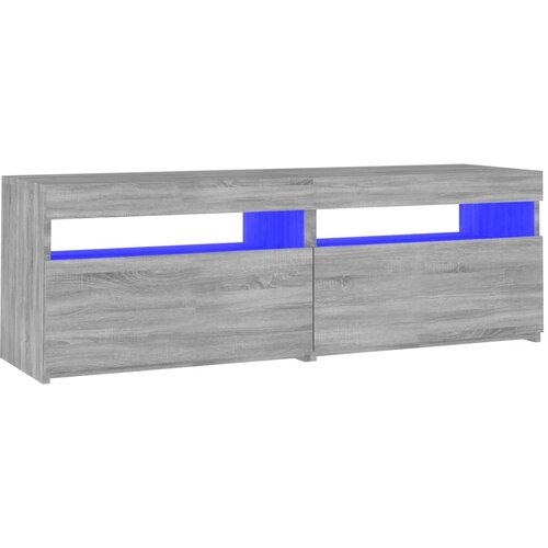 vidaXL TV omarica z LED lučkami siva sonoma 120x35x40 cm, (20732750) Cene