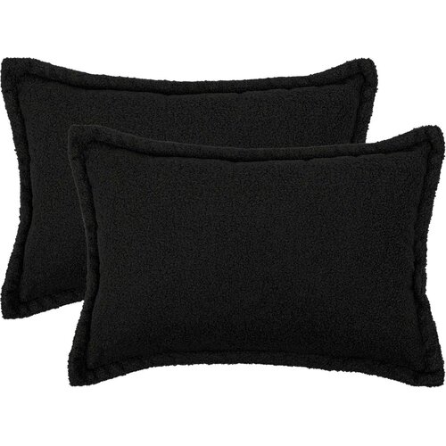  Presvlaka za jastuk 2 pcs HOUTEN Crna 30 x 50 cm Boucl&eacute; Cijene