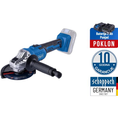 Scheppach Aku Ugaona Kutna Brusilica IXES C-AG125-X – Solo +POKLON BATERIJA 2Ah I PUNJAČ Cene