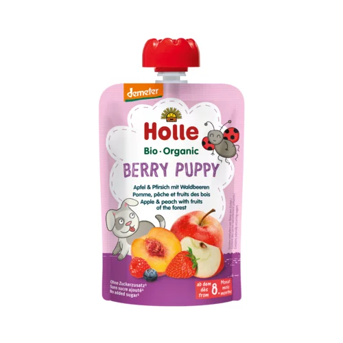 Holle Sadni pire "Berry Puppy - z jabolkom, breskvijo, gozdnimi jagodami"