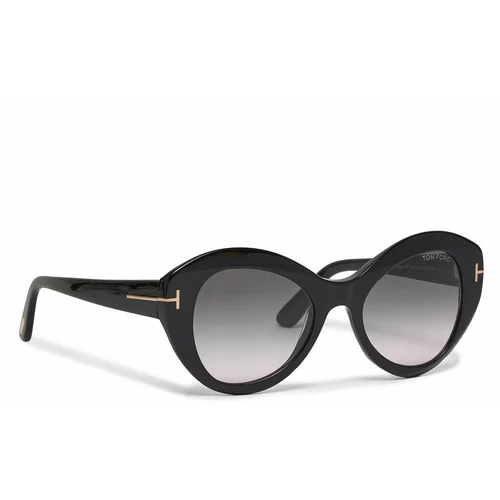 Tom Ford Sončna očala FT1084 Shiny Black / Gradient Smoke