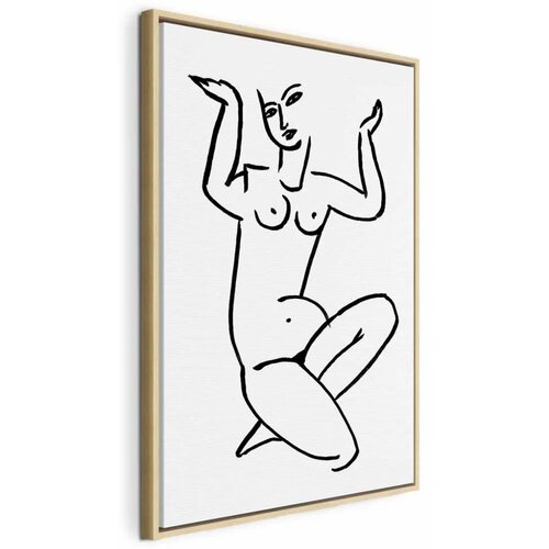  Slika - Uncertain Encouragement (1 Part) Vertical 40x60 U prirodnom drvenom okviru Cijene